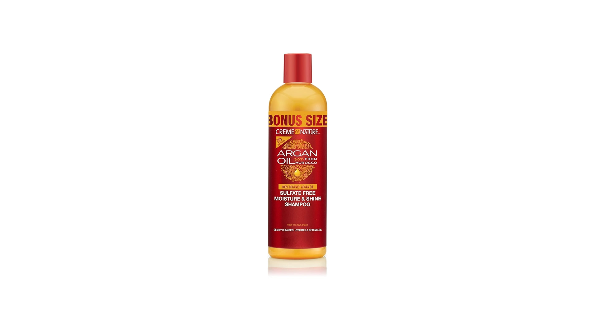 CREME OF NATURE SULFATE FREE MOISTURE & SHINE SHAMPOO 15.2OZ